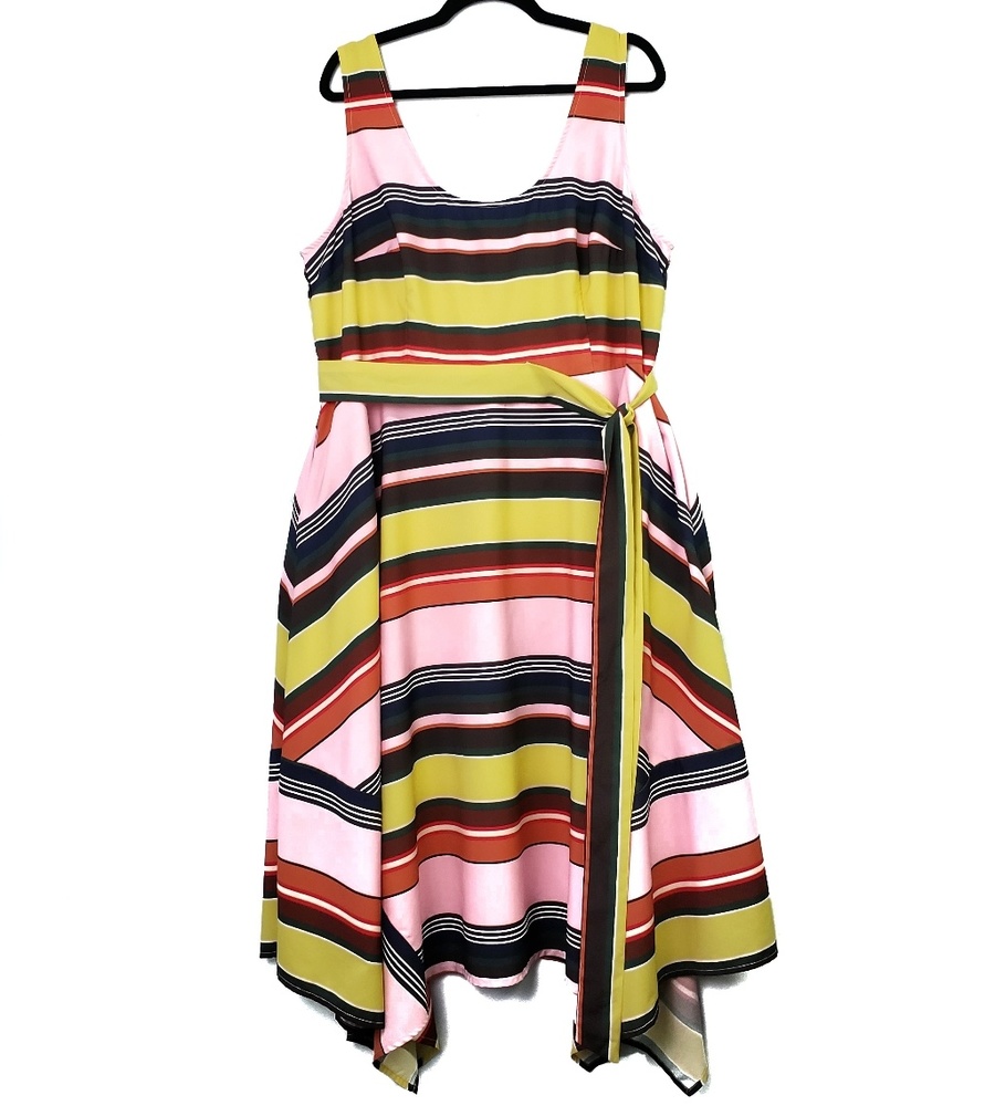 Eshakti Handkerchief Hem Dress 2X